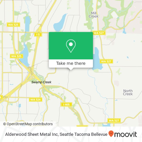 Mapa de Alderwood Sheet Metal Inc