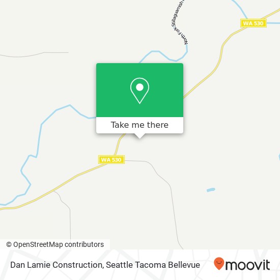 Dan Lamie Construction map