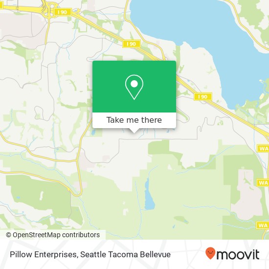 Pillow Enterprises map