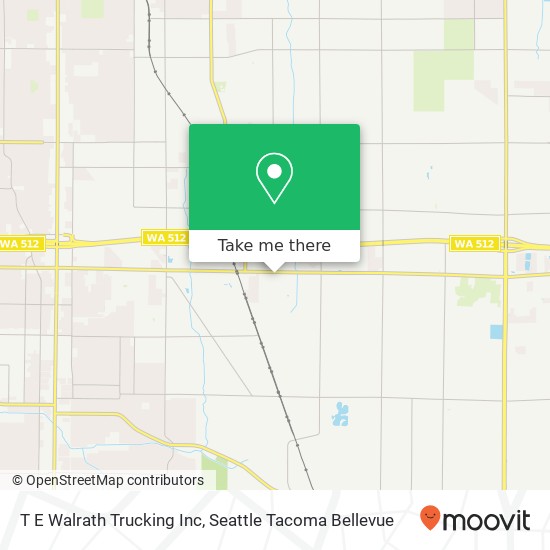 T E Walrath Trucking Inc map