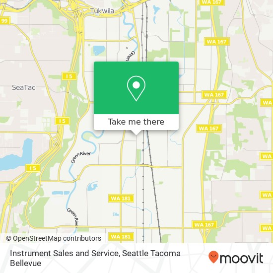 Instrument Sales and Service map