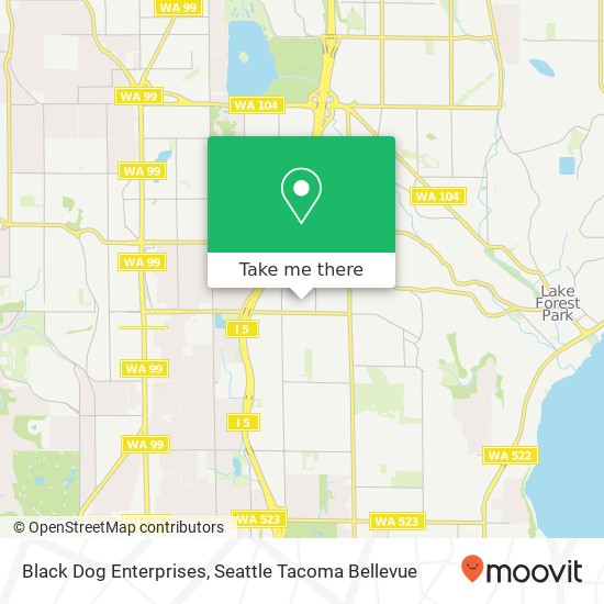 Black Dog Enterprises map