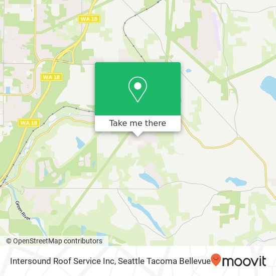 Intersound Roof Service Inc map