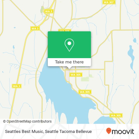 Mapa de Seattles Best Music