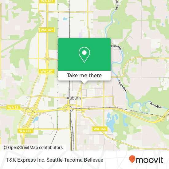 T&K Express Inc map