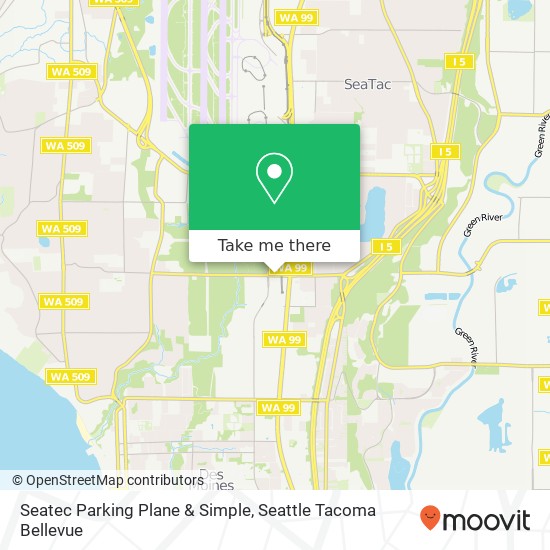 Mapa de Seatec Parking Plane & Simple