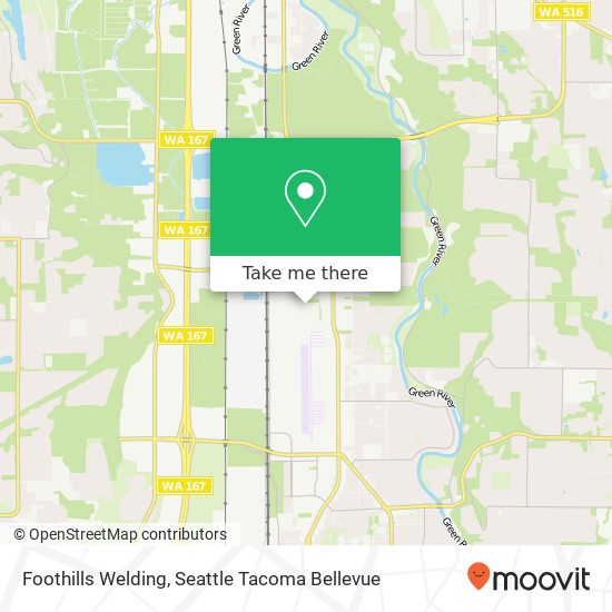 Foothills Welding map