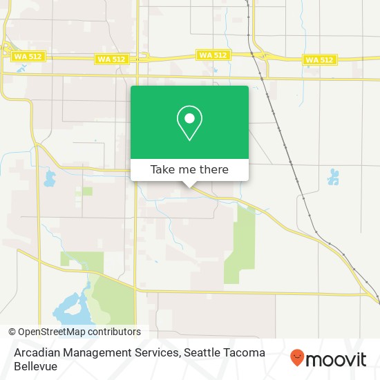 Arcadian Management Services map