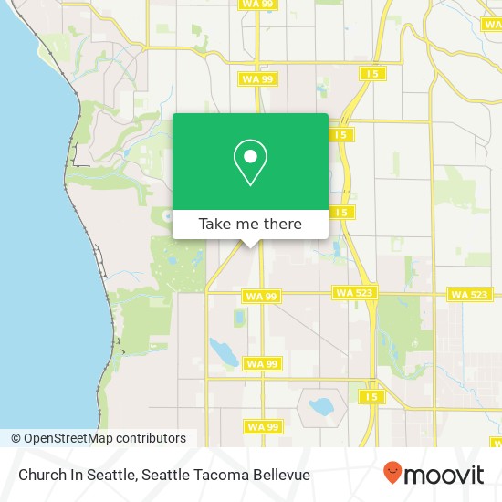 Mapa de Church In Seattle