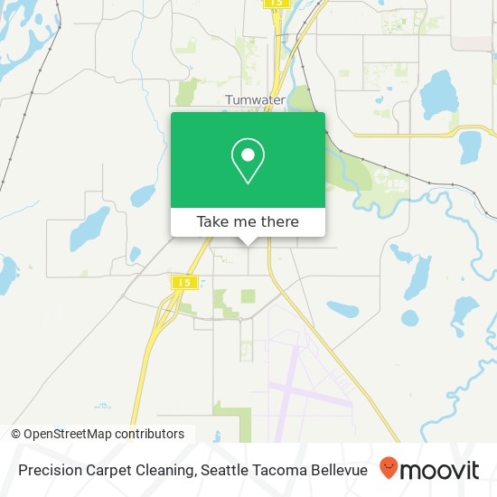 Precision Carpet Cleaning map