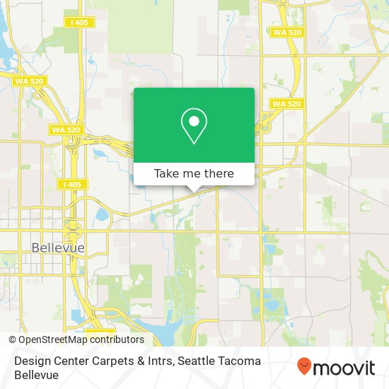 Design Center Carpets & Intrs map