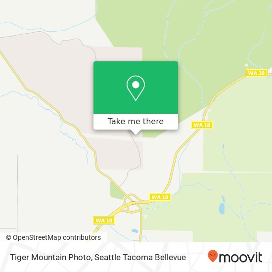 Mapa de Tiger Mountain Photo