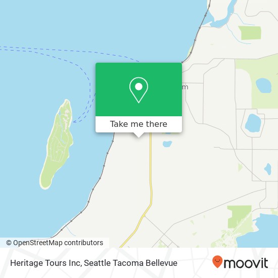 Heritage Tours Inc map