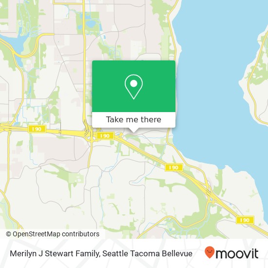 Merilyn J Stewart Family map