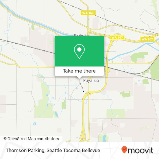Thomson Parking map