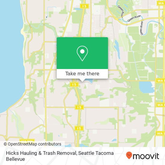 Hicks Hauling & Trash Removal map