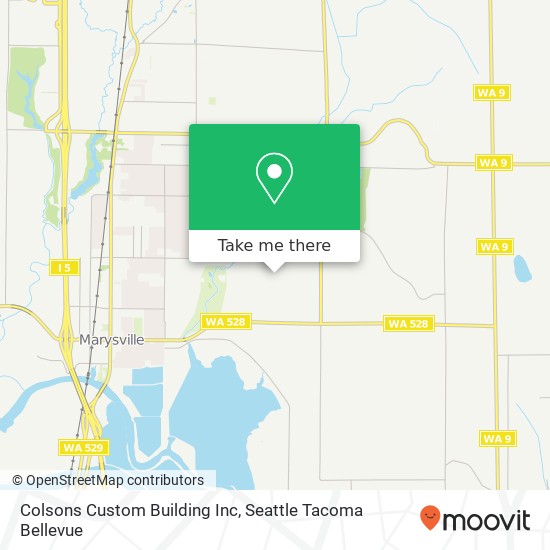 Colsons Custom Building Inc map