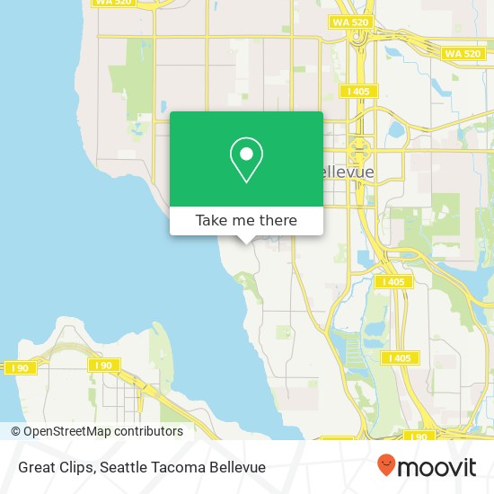 Great Clips map