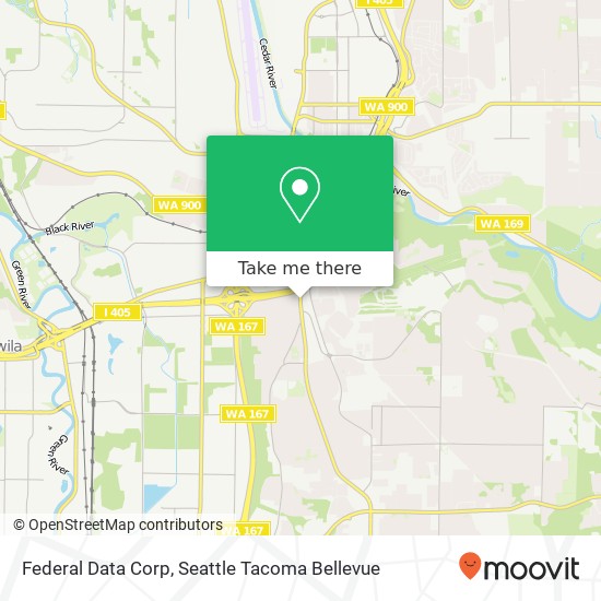 Federal Data Corp map