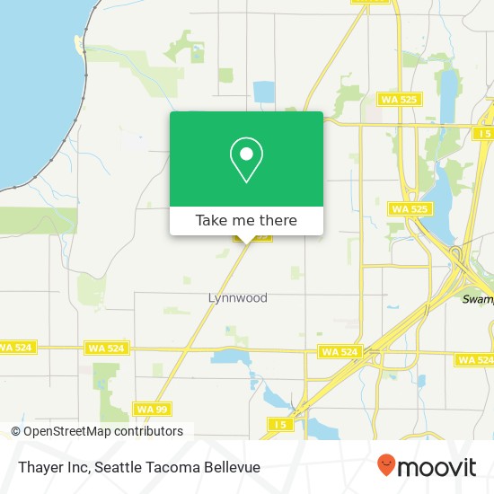 Thayer Inc map