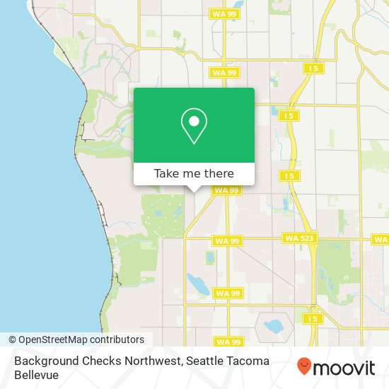 Mapa de Background Checks Northwest