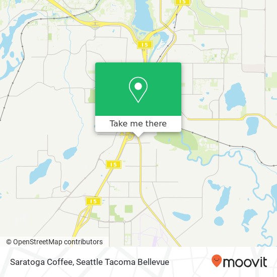 Saratoga Coffee map