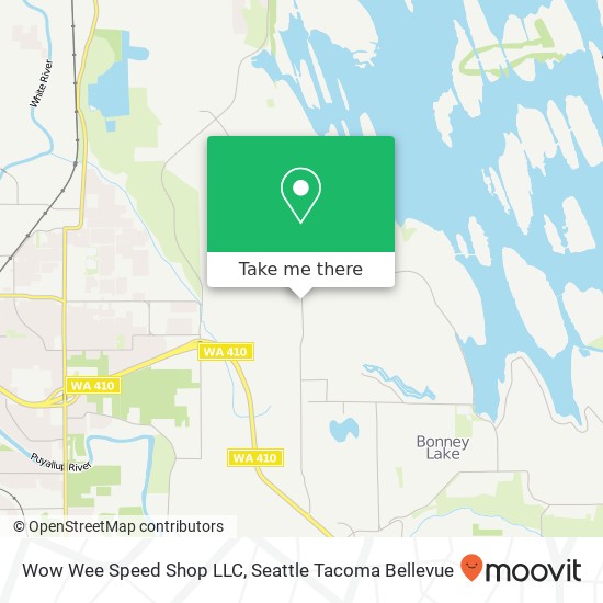 Mapa de Wow Wee Speed Shop LLC