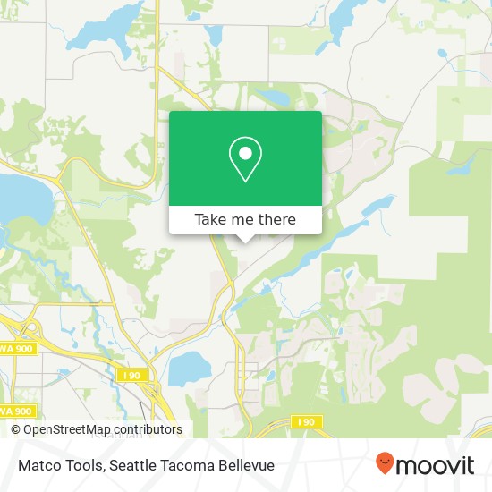 Mapa de Matco Tools