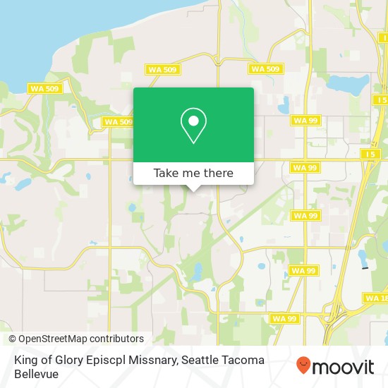 King of Glory Episcpl Missnary map