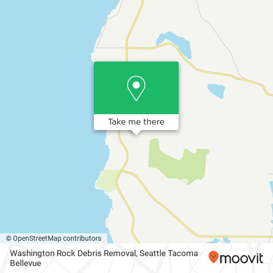 Mapa de Washington Rock Debris Removal