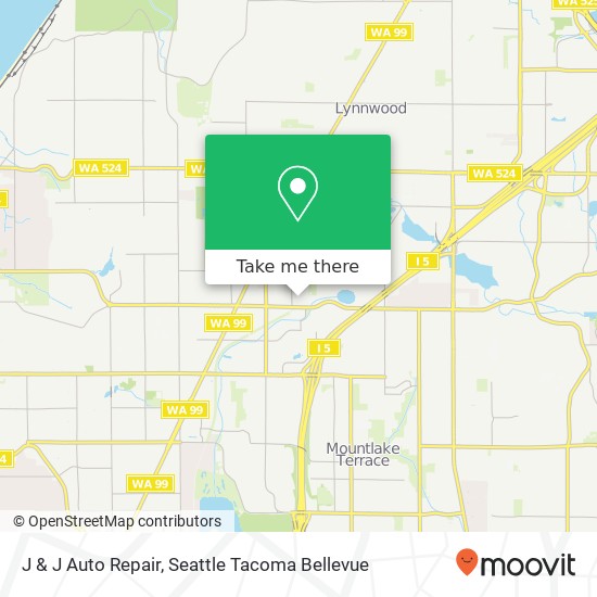 J & J Auto Repair map