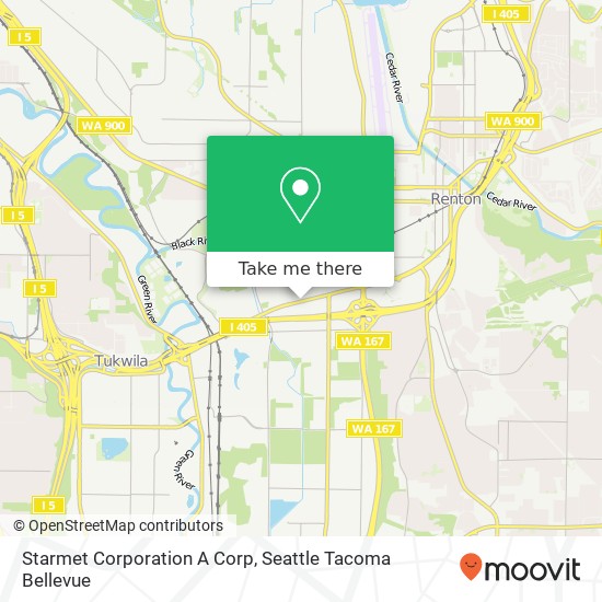 Starmet Corporation A Corp map