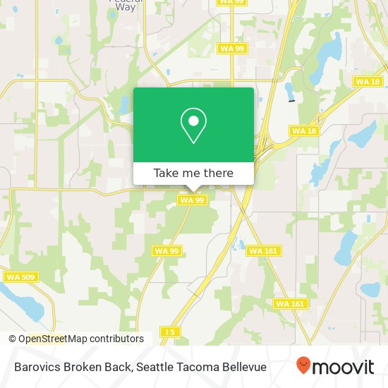 Mapa de Barovics Broken Back