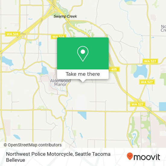 Northwest Police Motorcycle map