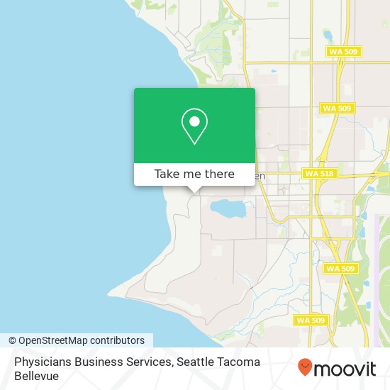 Physicians Business Services map
