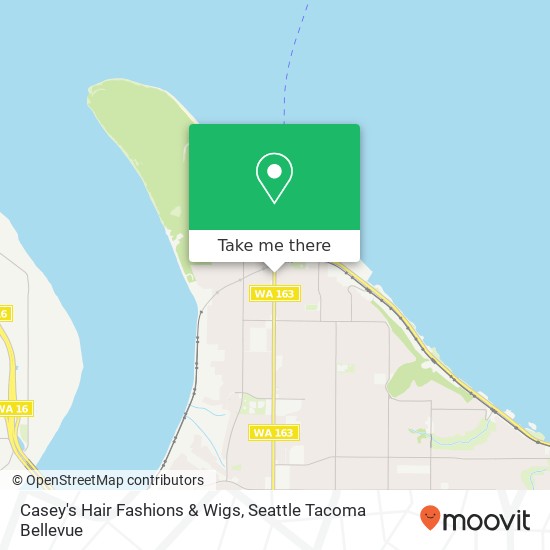 Casey's Hair Fashions & Wigs map