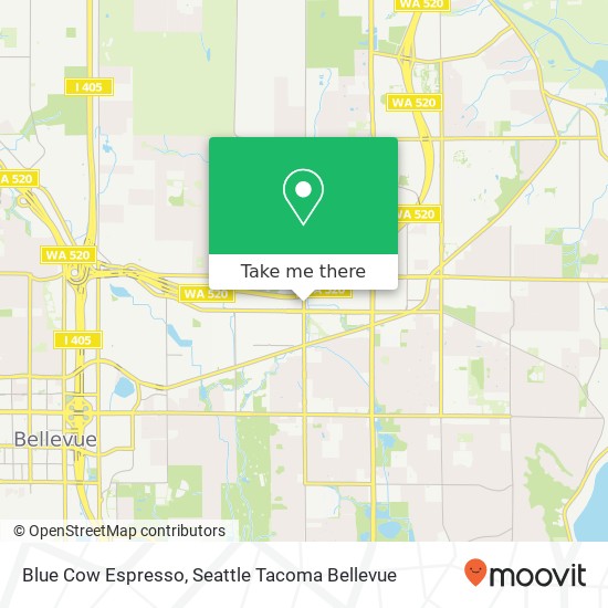 Blue Cow Espresso map