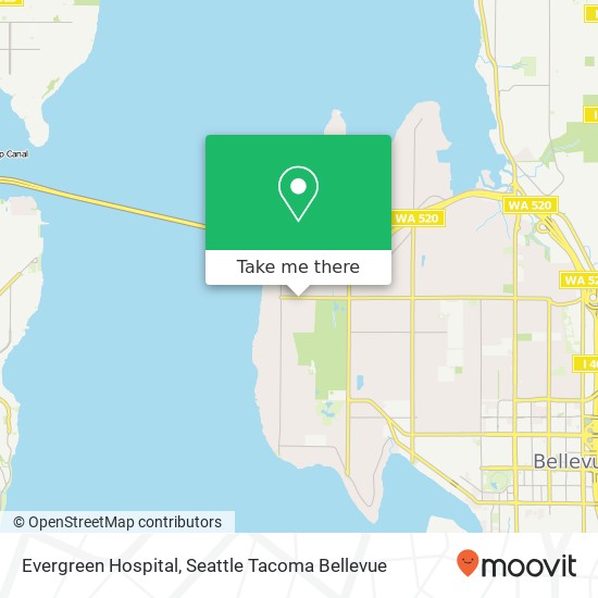 Evergreen Hospital map