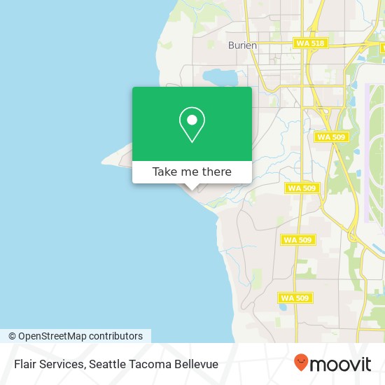 Flair Services map