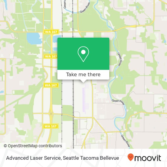 Advanced Laser Service map