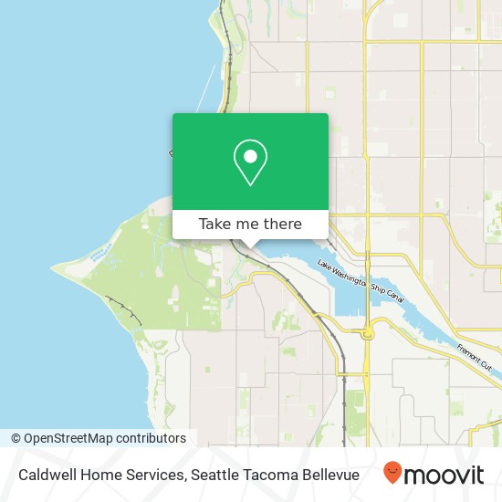 Caldwell Home Services map