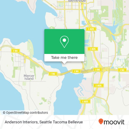 Anderson Interiors map