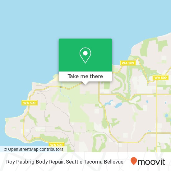 Roy Pasbrig Body Repair map