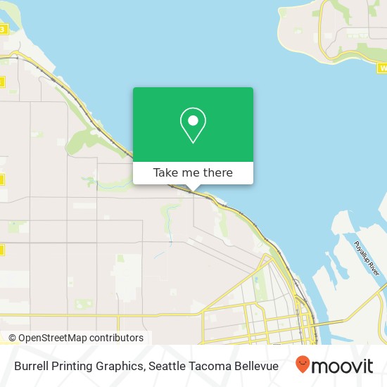 Burrell Printing Graphics map