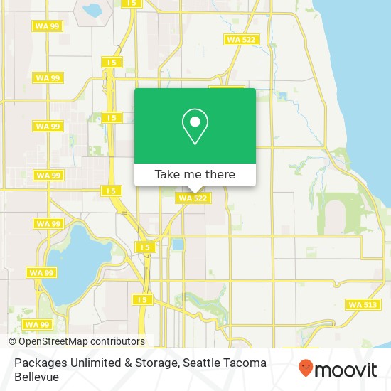 Packages Unlimited & Storage map