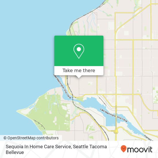 Sequoia In Home Care Service map