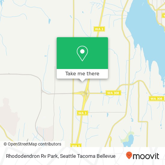 Rhododendron Rv Park map