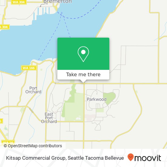 Kitsap Commercial Group map