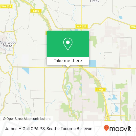 James H Gall CPA PS map