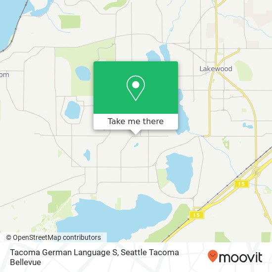 Tacoma German Language S map